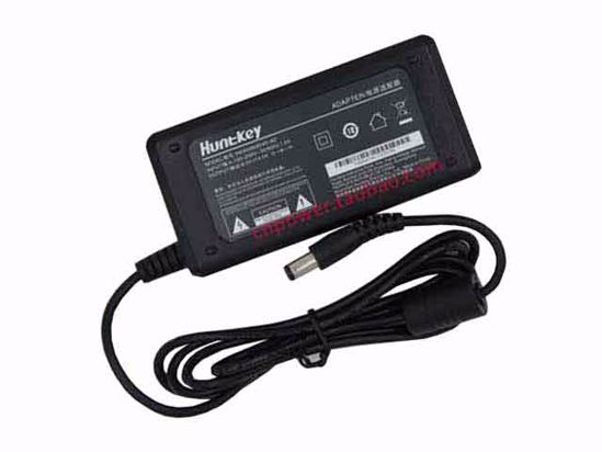 Huntkey HKA04808540-8D AC Adapter 5V-12V 8.5V 4A, 5.5/2.1mm, 2P, New