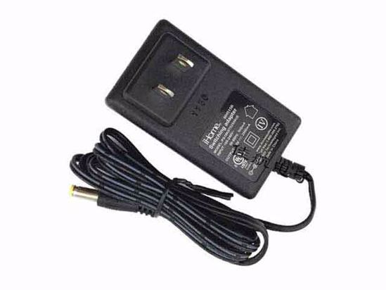 iHome PS18K0752500UE AC Adapter 5V-12V 7.5V 2.5A, 5.5/2.1mm, US 2P Plug