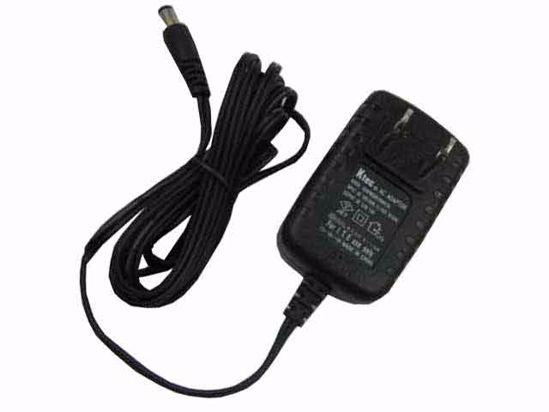 Ktec KSAFB0500100W1US AC Adapter 5V-12V 5V 1A, 5.5/2.1mm, US 2P Plug, New