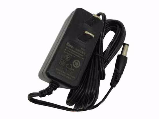 Ktec KSAS0060500100VCD AC Adapter 5V-12V 5V 1A, 5.5/2.1mm, US 2P Plug, New