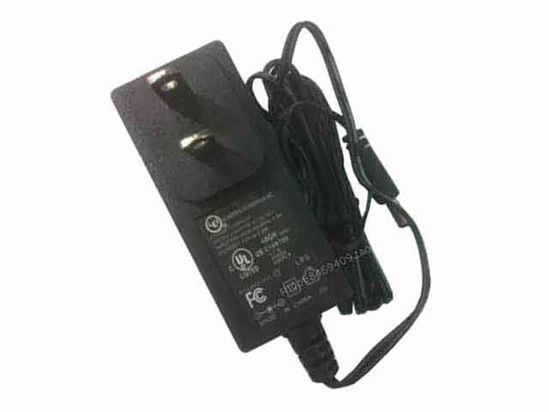 LEI / Leader ADS0128-W120100 AC Adapter 5V-12V 12V 2A, 5.5/2.1mm, US 2P Plug, New