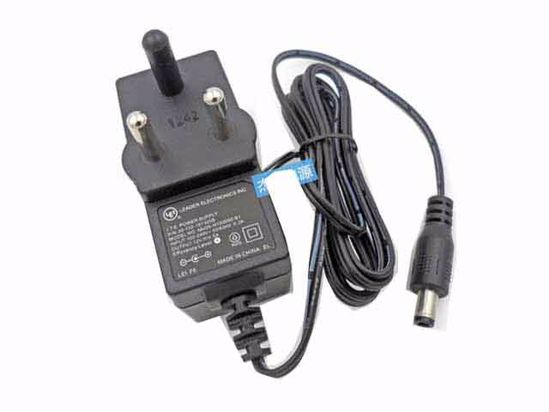 LEI / Leader MU05-N120050-B1 AC Adapter 5V-12V 12V 0.5A, 5.5/2.5mm, EU 3P Plug, New