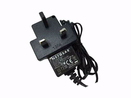 NETGEAR MV18-9120150-B2 AC Adapter 5V-12V 12V 1.5A, 5.5/2.1mm, UK 3P Plug, New