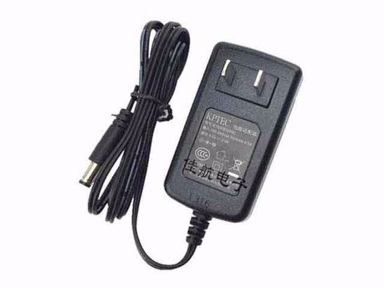 Other Brands KPTEC AC Adapter 5V-12V K15S050200C, 5V 2A, 5.5/2.1mm, US 2P Plug, New