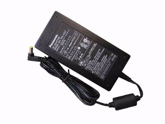 Panasonic PNLV227 AC Adapter 5V-12V 9V 2.7A, 4.8/1.7mm, 2P