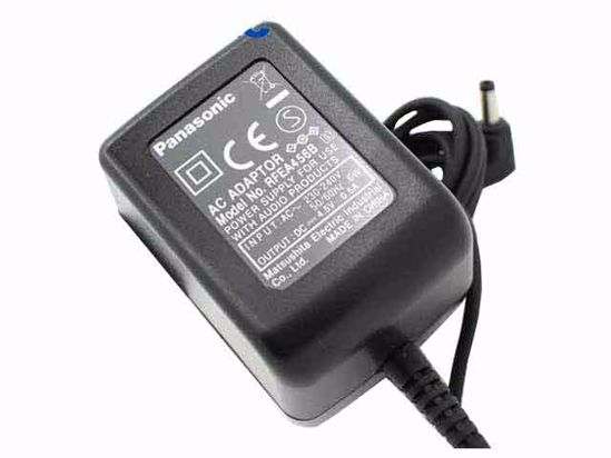 Panasonic RFEA456B AC Adapter 5V-12V 4.5V 0.6A, 4.0/1.7mm, UK 3P Plug