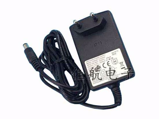 ACP OEM Power AC Adapter 5V-12V YJS024C-1202000G, 12V 2A, 5.5/2.5mm, EU 2P Plug, N