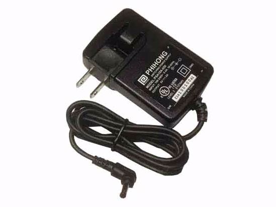 PHIHONG PSA10A-050 AC Adapter 5V-12V 5V 2A, 4.0/1.7mm, US 2P Plug, New