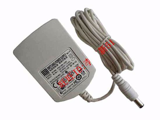 PHIHONG PSA18R-120P AC Adapter 5V-12V 12V 1.5A, 5.5/2.5mm, US 2P Plug, White, New