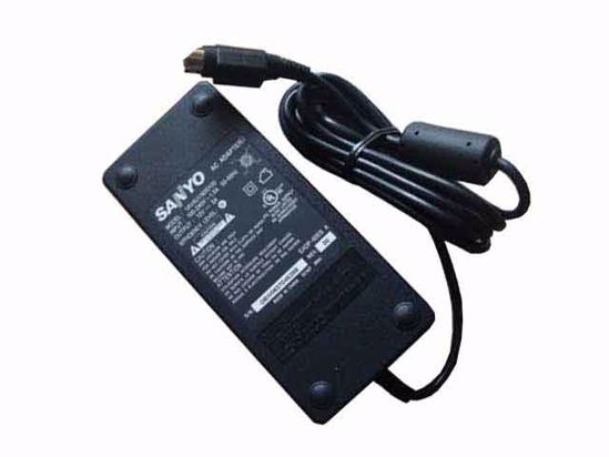 Sanyo AC Adapter (Sanyo) AC Adapter 5V-12V 12V 5A, 4P P1 2=V