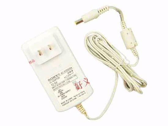 Sony AC Adapter (Sony) AC Adapter 5V-12V 12.5V 2.5A, Barrel, 5.5/3.0MM, Tip With Pin, US