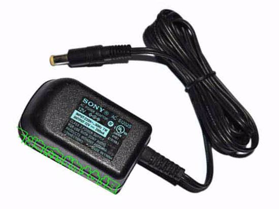 Sony AC Adapter (Sony) AC Adapter 5V-12V 12V 0.2A, Barrel WP, US 2P Plug