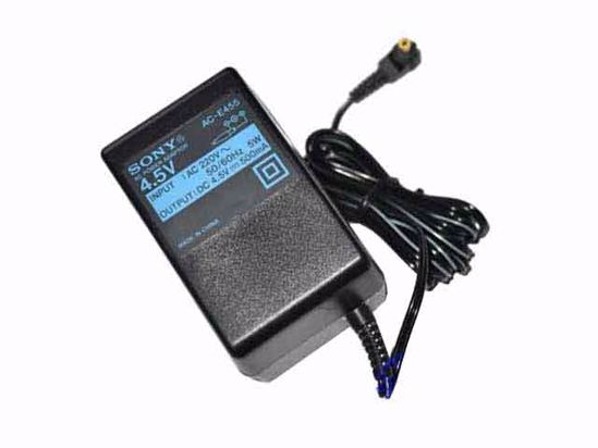 Sony AC Adapter (Sony) AC Adapter 5V-12V 4.5V 0.5A, 4.0/1.7mm, UK 3P Plug, New