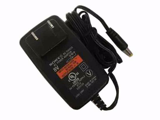 Sony AC Adapter (Sony) AC Adapter 5V-12V 8V 1A, 4.8/1.7mm, US 2P Plug