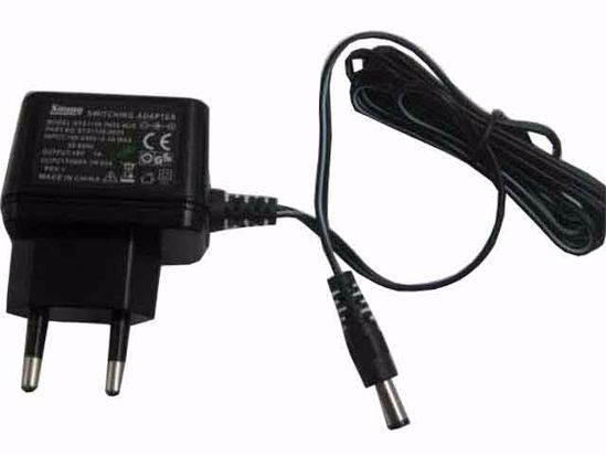 Sunny SYS1196-0605-W2E AC Adapter 5V-12V 9V1A, 5.5/2.1mm, EU 2P Plug