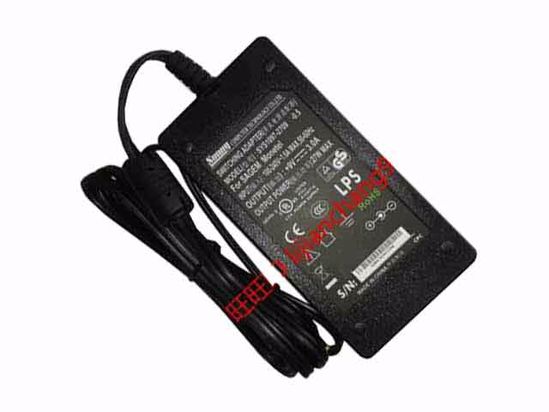 Sunny SYS197-2709 AC Adapter 5V-12V 9V 3A, 5.5/2.1mm, C14, New