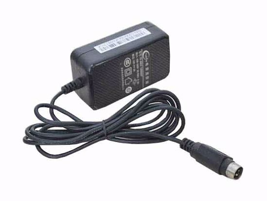 Trythink TS-A024-120020CF AC Adapter 5V-12V 12V 2A, 4P P1 4=V