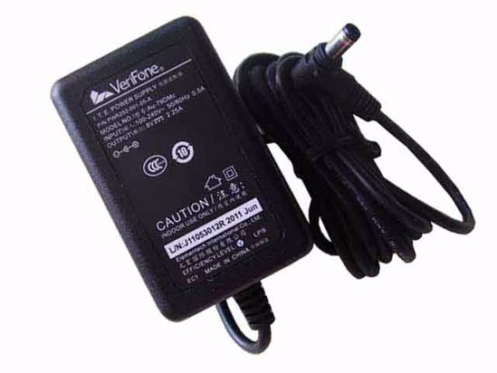 VeriFone Au-79DMc AC Adapter 5V-12V 8V 2.25A, 5.5/2.5mm, US 2P Plug, New