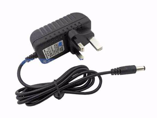 WEEQU WEEQU-1215 AC Adapter 5V-12V 12V 1.5A, 5.5/2.5mm, UK 3P Plug, New