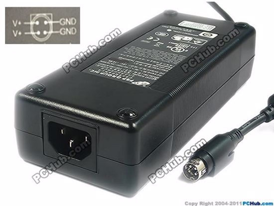 FSP Group Inc FSP150-AHAN1 AC Adapter 5V-12V 12V 12.5A, 4-Pin p3 4=V