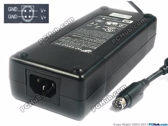 FSP Group Inc FSP180-AHAN1 AC Adapter 5V-12V 12V 12.5A, 4-Pin p1 2=V