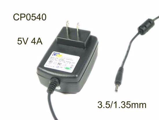 Other Brands CD AC Adapter 5V-12V CP0540, 5V 4A