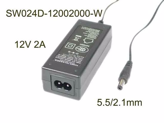 Other Brands SW024D-12002000-W AC Adapter 5V-12V