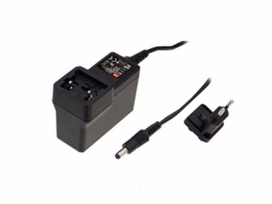 Mean Well GEM40I12 AC Adapter 5V-12V GEM40I12, GEM40I12-P1J