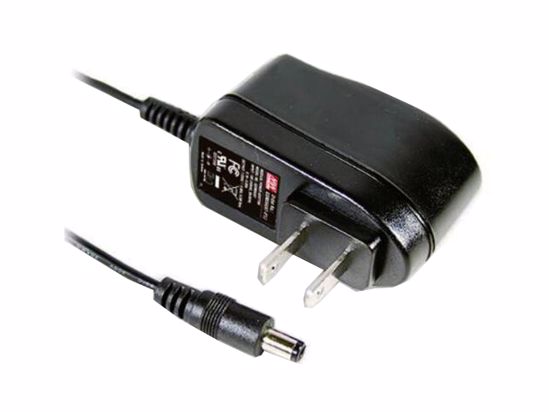 Mean Well GSM06U12 AC Adapter 5V-12V GSM06U12, GSM06U12-P1J