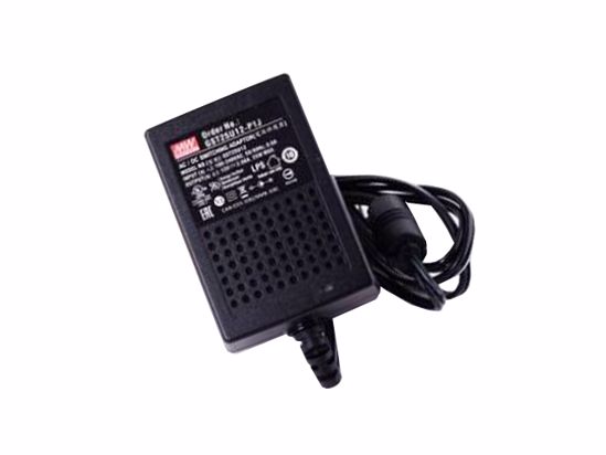 Mean Well GST25U12 AC Adapter 5V-12V GST25U12, GST25U12-P1J