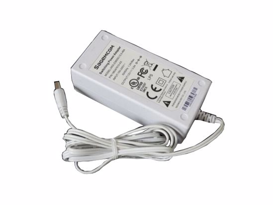 Sagemcom XKD-Z3800IC12.0-48A AC Adapter 5V-12V XKD-Z3800IC12.0-48A, White