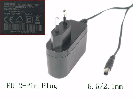 MOSO MSA-C1000IC12.0-12W-DE AC Adapter 5V-12V