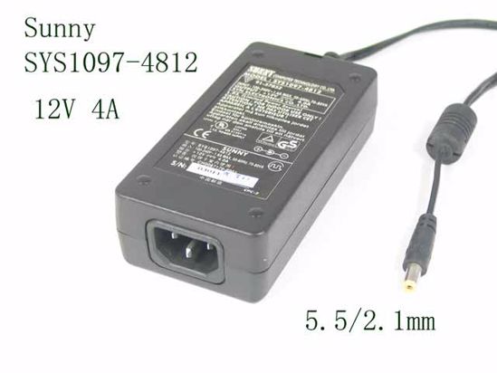 Sunny SYS1097-4812 AC Adapter 5V-12V SYS1097-4812