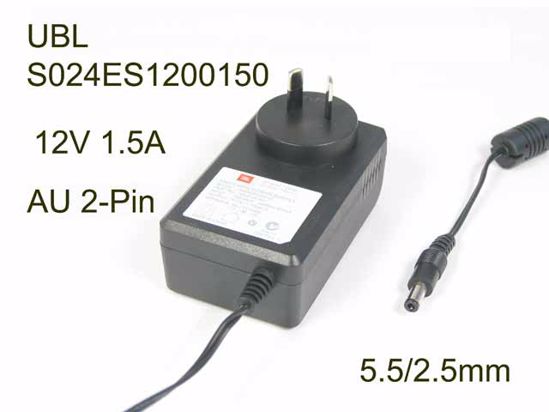 UBL S024ES1200150 AC Adapter 5V-12V S024ES1200150, 700-0105-007