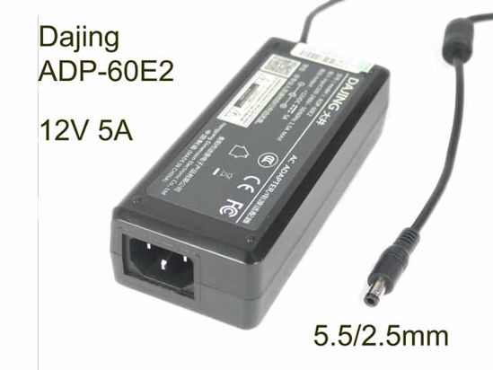 Dajing ADP-60E2 AC Adapter 5V-12V ADP-60E2