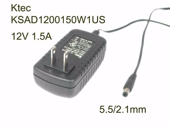 Ktec KSAD1200150W1US AC Adapter 5V-12V KSAD1200150W1US