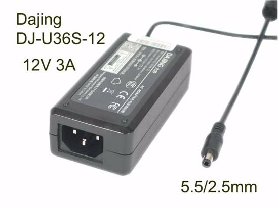 Dajing DJ-U36S-12 AC Adapter 5V-12V DJ-U36S-12