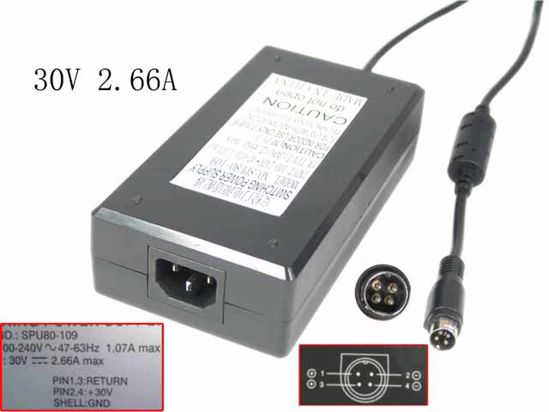 CEIA SPU80-109 AC Adapter 5V-12V SPU80-109