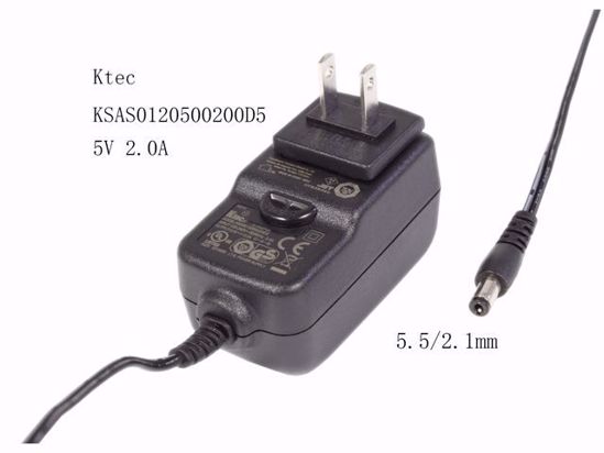 Ktec KSAS0120500200D5 AC Adapter 5V-12V