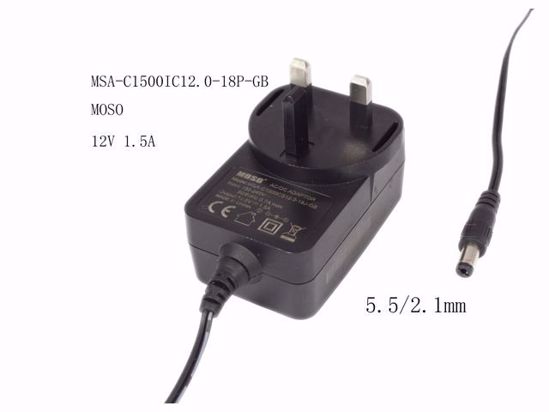 MOSO MSA-C1500IC12.0-18P-GB AC Adapter 5V-12V MSA-C1500IC12.0-18P-GB, MSA-C1500CS12.0-18