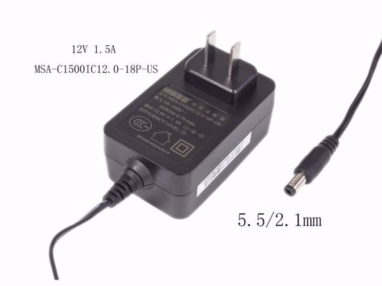 MOSO MSA-C1500IC12.0-18P-US AC Adapter 5V-12V MSA-C1500IC12.0-18P-US