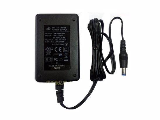 ENG 3A-154DA12 AC Adapter 5V-12V 3A-154DA12