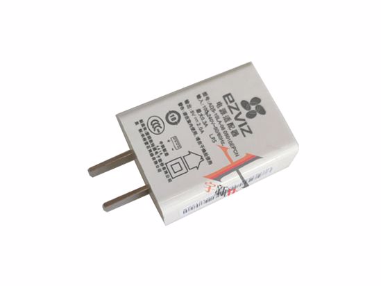 EZVIZ ADS-10LA-06 AC Adapter 5V-12V ADS-10LA-06, While