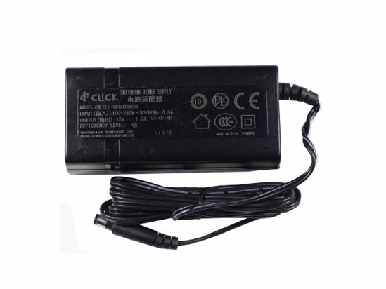 CLick CPS012026 AC Adapter 5V-12V CPS012026