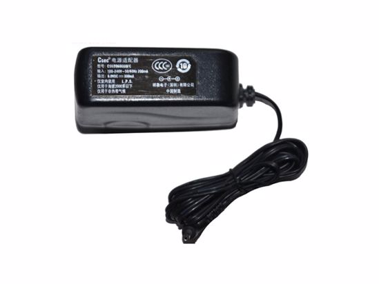 Csec CS6D060080FC AC Adapter 5V-12V CS6D060080FC