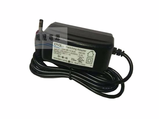 DVE DSA-9R-12 AC Adapter 5V-12V DSA-9R-12