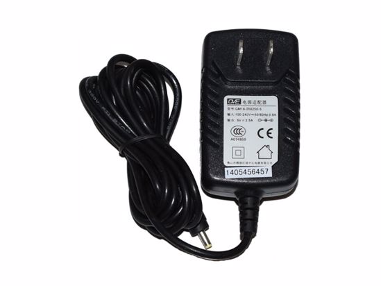 GVE GM18-050250-5 AC Adapter 5V-12V GM18-050250-5