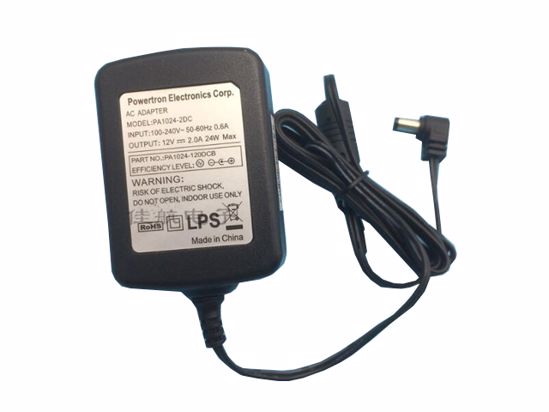 Powertron PA1024-2DC AC Adapter 5V-12V PA1024-2DC