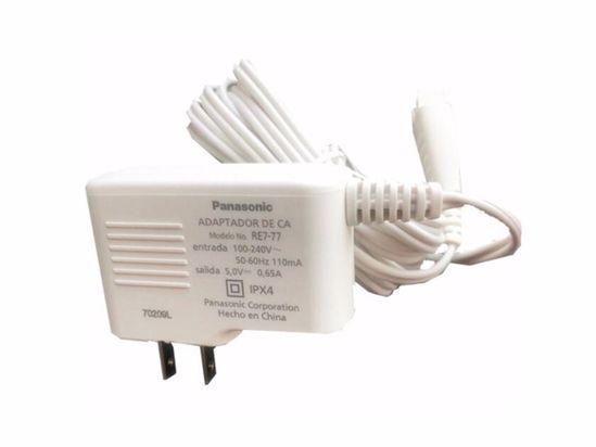 Panasonic RE7-77 AC Adapter 5V-12V RE7-77, While