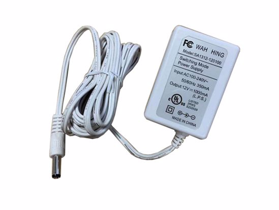 WAH HING SA1312-120100 AC Adapter 5V-12V SA1312-120100